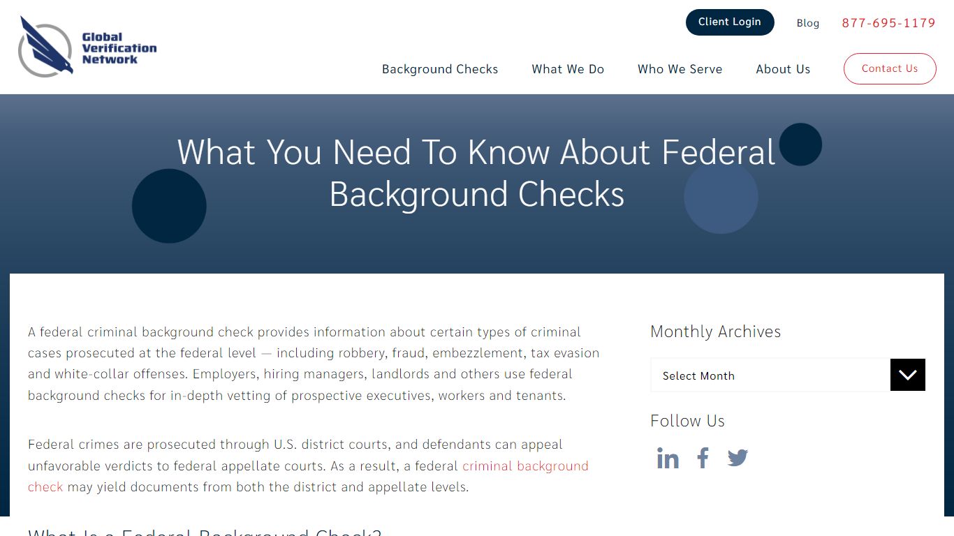 What You Need To Know About Federal Background Checks